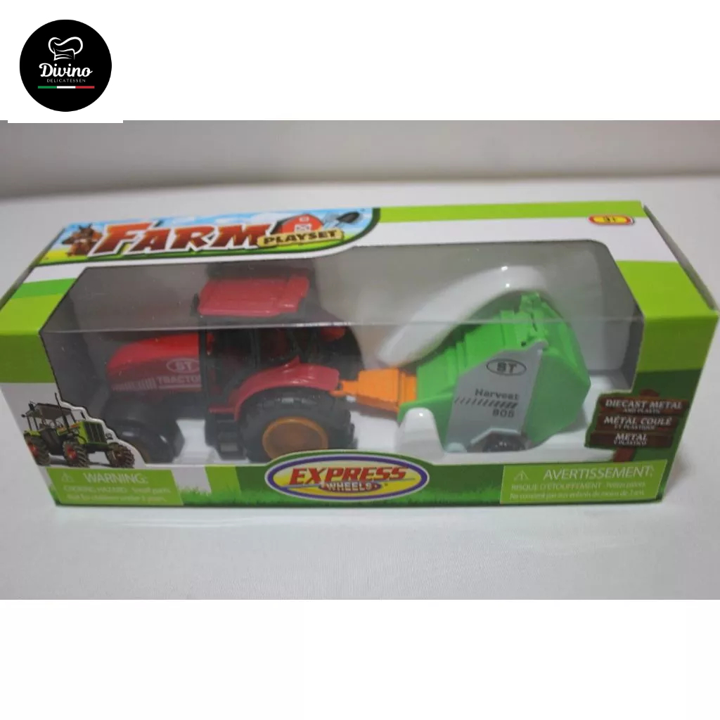 Compre Brinquedos de fazenda de trator de alta simulação Modelo de  brinquedos de fazenda para crianças Caminhão de carro deslizante Trator  agrícola despejo/ancinho/caminhão de água simulado brinquedo de veículo de  construção grande