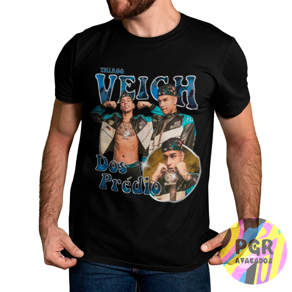 Camiseta Veigh dos Predios Vintage Unissex 100% Algodão Lançamento ...