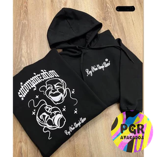 Blusa de frio Moletom 100% Algodão Unissex Suf Cry Now Moda Inverno Coleção Streetwear envio Rapido