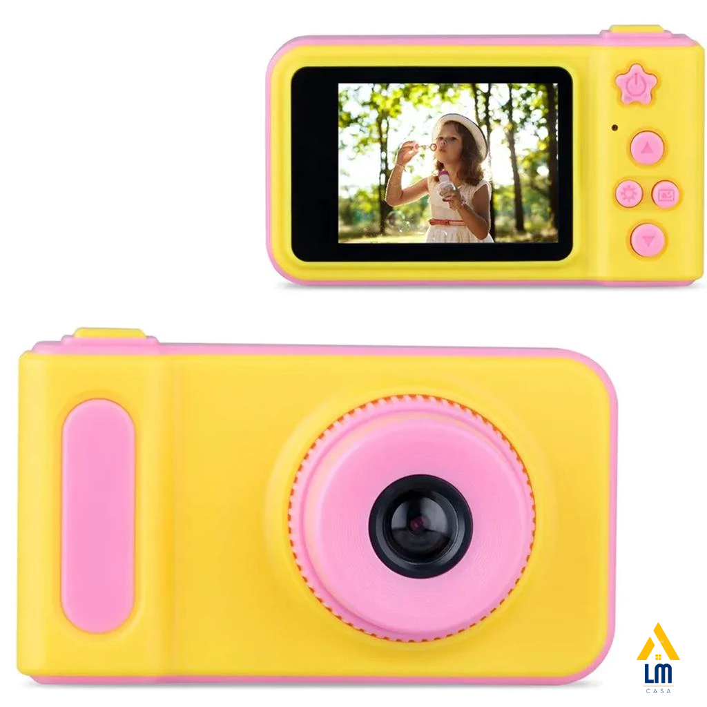 Mini Camera Digital Filmadora Infantil Para Crianca Portatil Maquina ...