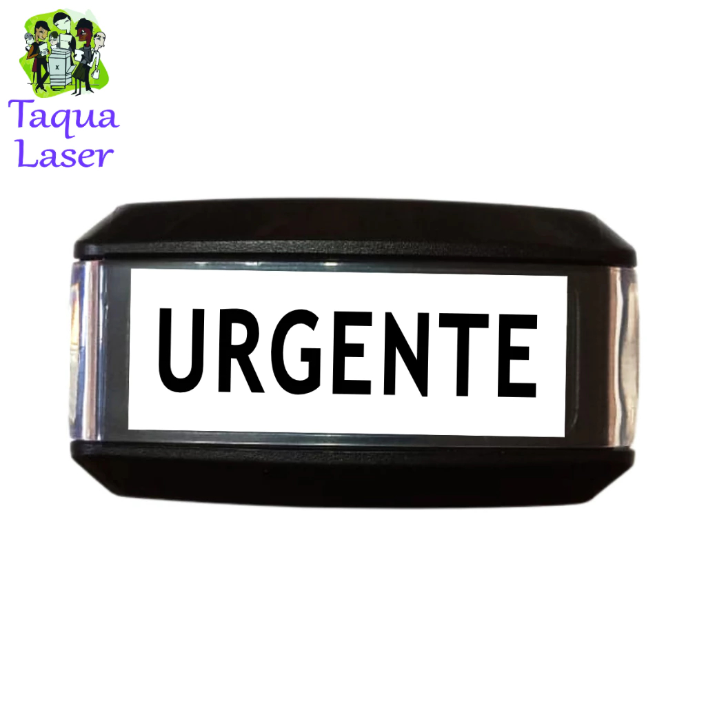Carimbo Automatico URGENTE 14x38mm | Shopee Brasil