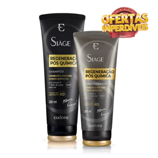 Kit Siàge Regeneração Pós Química Shampoo + Condicionador (Nova Versão) Eudora