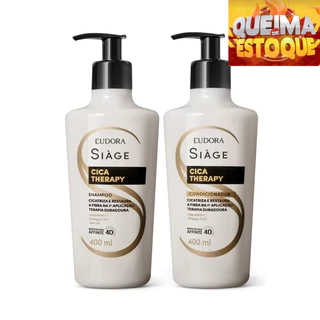 Kit Eudora Siàge Cica-Therapy: Shampoo 400ml + Condicionador 400ml (Lançamento) original