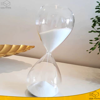Ampulheta Decorativa de Vidro 5 Minutos Várias Cores OFERTA