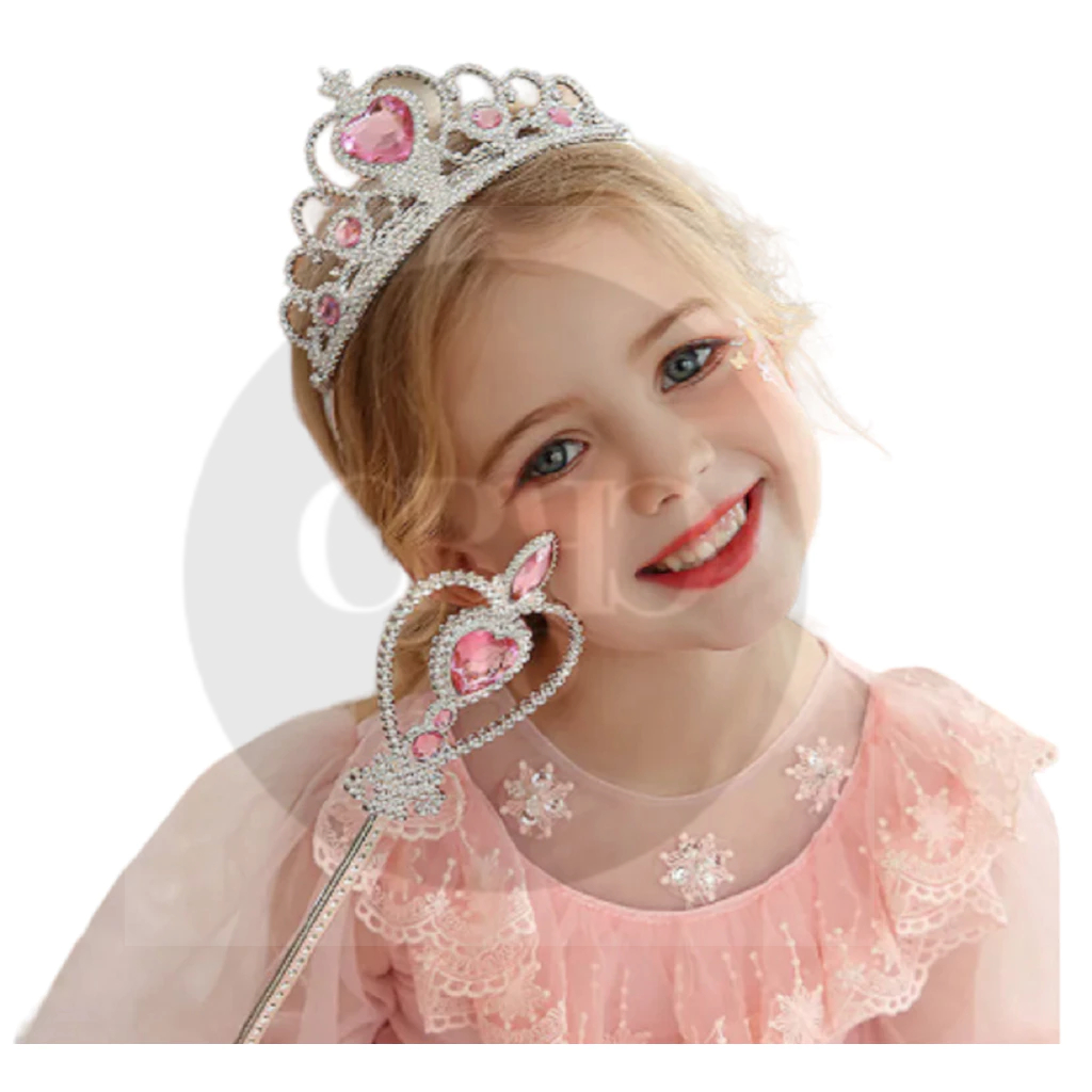princesa infantil, vestido princesa, coroa princesa, varinha, colar e  brincos – princesa com acessórios moda, conjunto maquiagem verda,  lembrancinhas festa, presentes aniversário : : Brinquedos e  Jogos