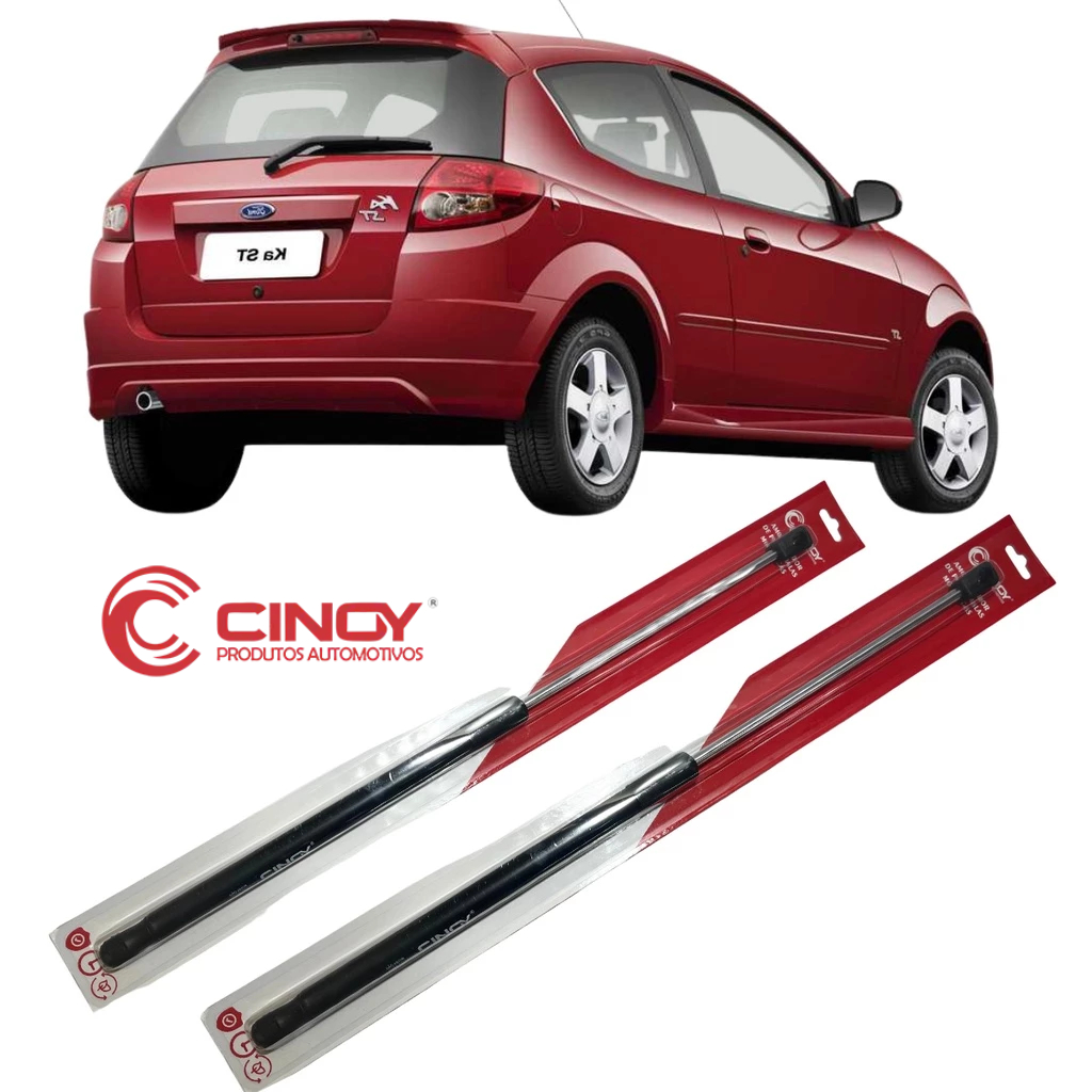 Par Amortecedor Porta Mala Ford Ka 2008 À 2013 Tampa Traseir
