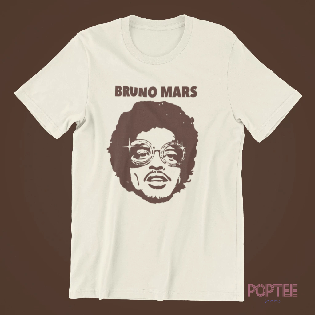 CAMISETA BRUNO MARS 100% ALGODÃO