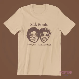 CAMISETA BRUNO MARS SILK SONIC 100% ALGODÃO