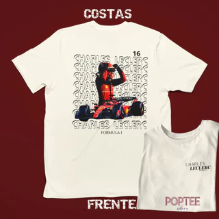 CAMISETA CHARLES LECLERC 100% ALGODÃO