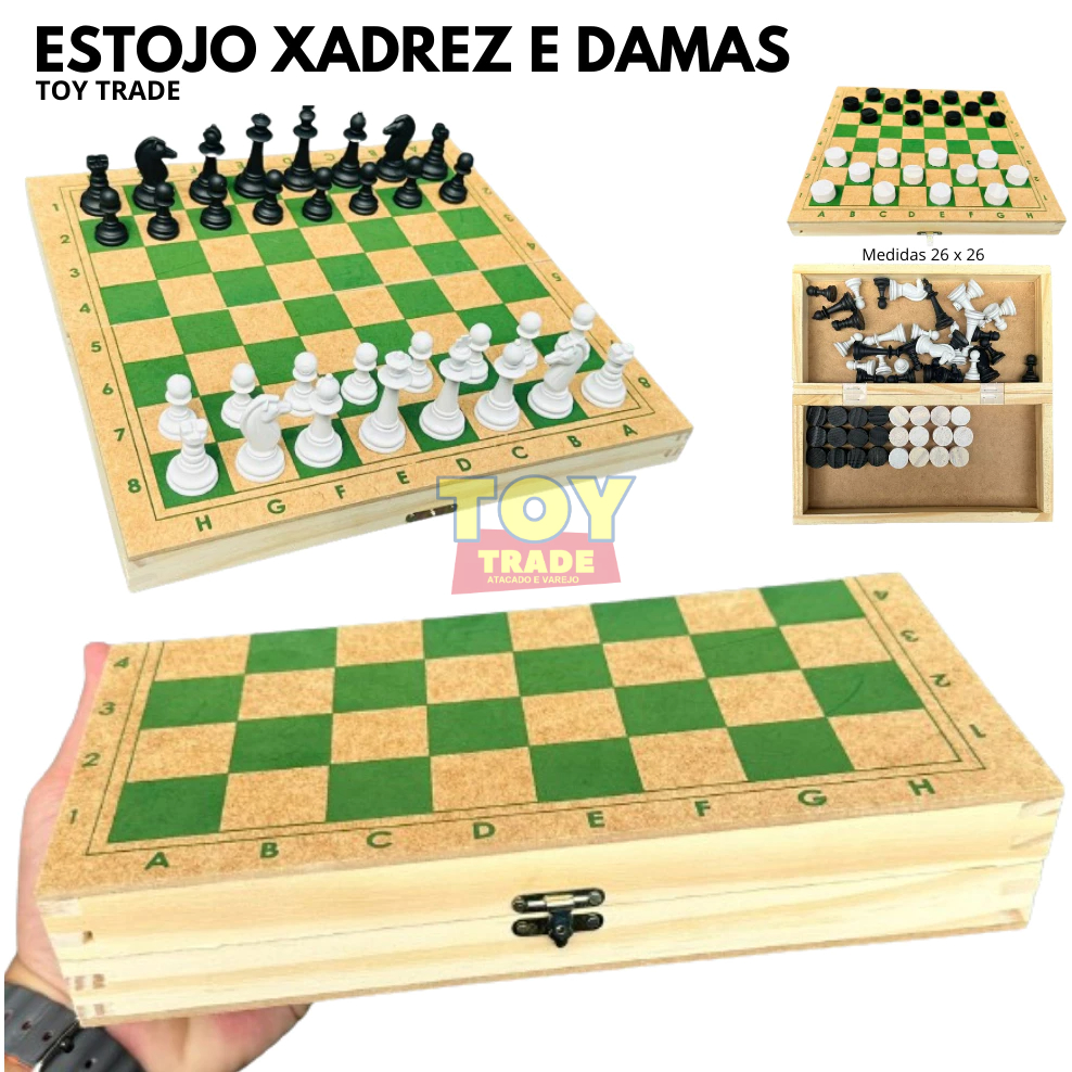 Jogo De Xadrez Temático Bruxo 32 Peças, Tabuleiro De Madeira - Escorrega o  Preço
