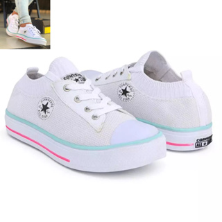 Tênis All Star Converse Feminino Meia Calce Fácil Branco