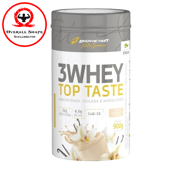 Whey Protein 3w Top Taste 900g – Bodyaction
