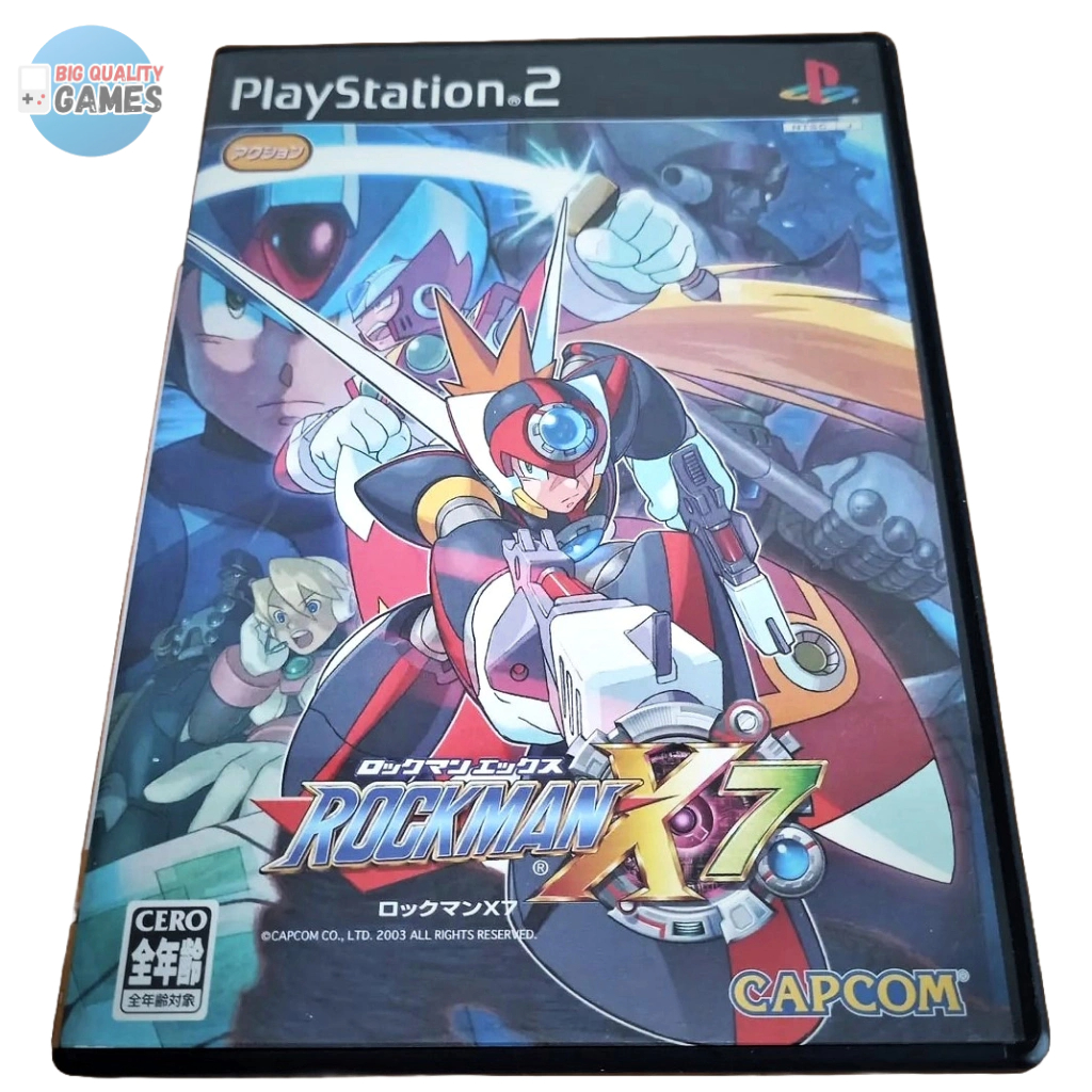 PS2 - Rockman X7 (Megaman) - Japonês Completo | Shopee Brasil
