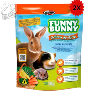 Kit 2 Funny Bunny Delicias da Horta Supra 1.8 KG