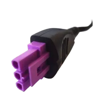 Fonte Para Impressora Hp 2546 Deskjet 22v 455mA Plug Roxo