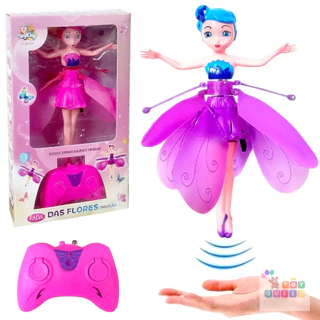 Fadinha Mágica Voa Boneca Princesa Voador C/ Controle Remoto