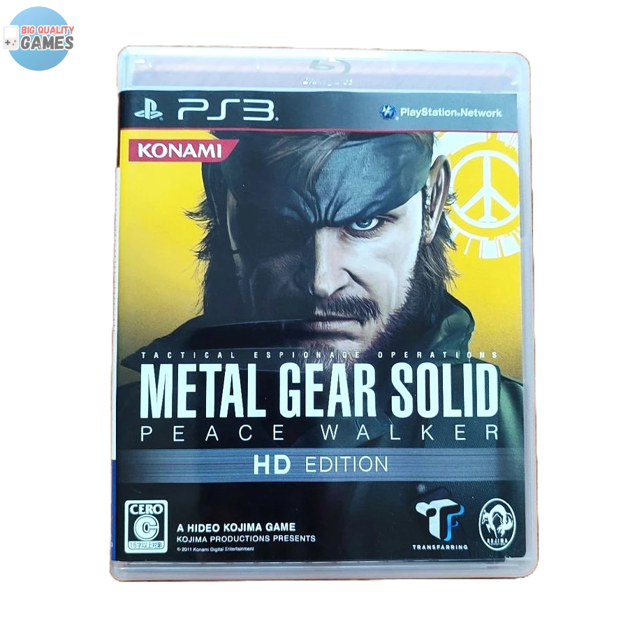 PS3 - Metal Gear Solid Peace Walker Hd Edition - Japonês Completo