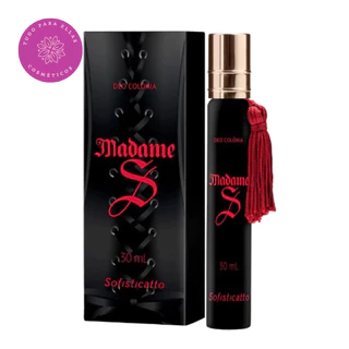 Perfume Feminino Com Feromônio Deo Colônia Madame S Sofisticatto 30ml