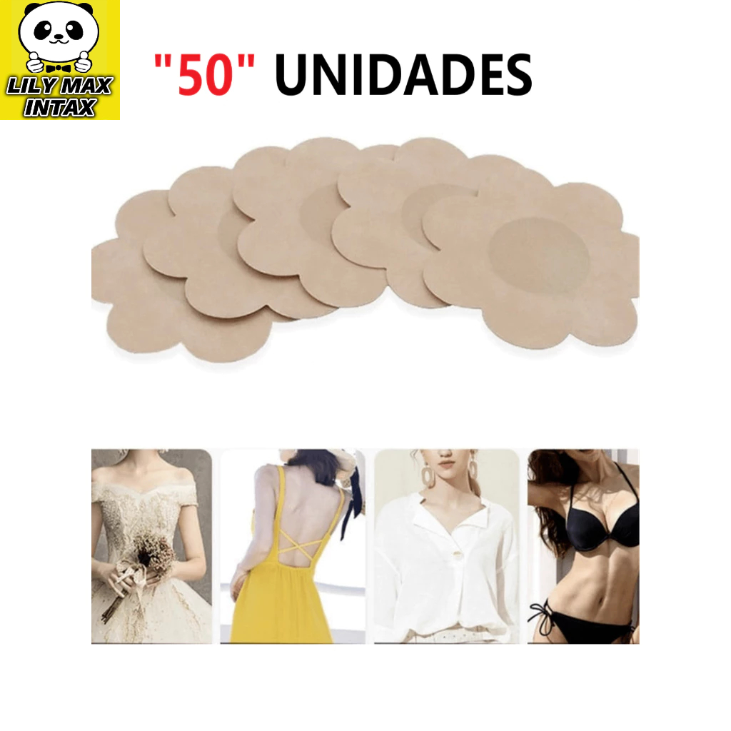 Kit 100 Padrão Adesivos De Mamilo Adesivo Protetor Mamilo Bico Aureola ...