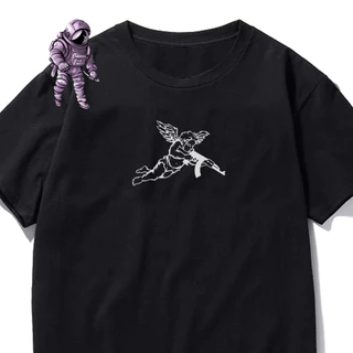 Camiseta Unissex Anjo AK 47 Camisa Old School Streetwear - Enviamos em até 24 horas!