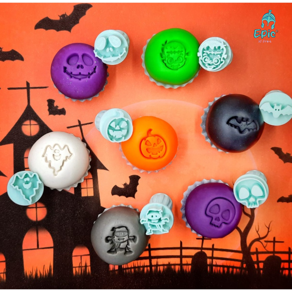 Carimbos CARIMBINHO Para Doces Brigadeiro Docinhos Exclusivo Halloween jack confeitaria