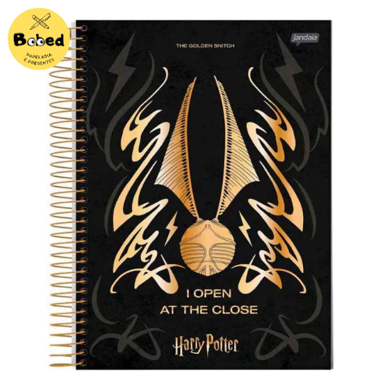 Caderno Espiral Univ Capa Dura Mat Ria Fls Harry Potter Jandaia Shopee Brasil