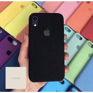 Capas Capinhas Case de Silicone Aveludada iPhone XR