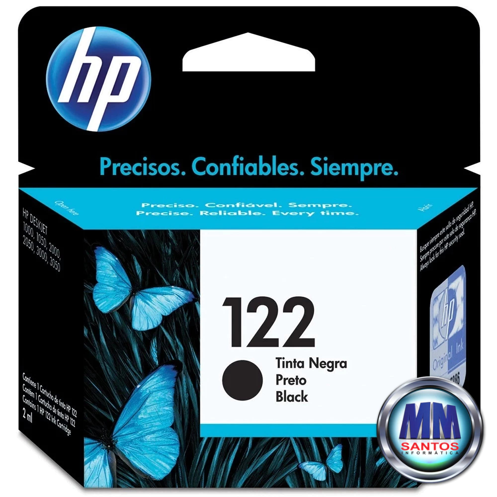 CARTUCHO HP 122 PRETO 2ML - CH561HB