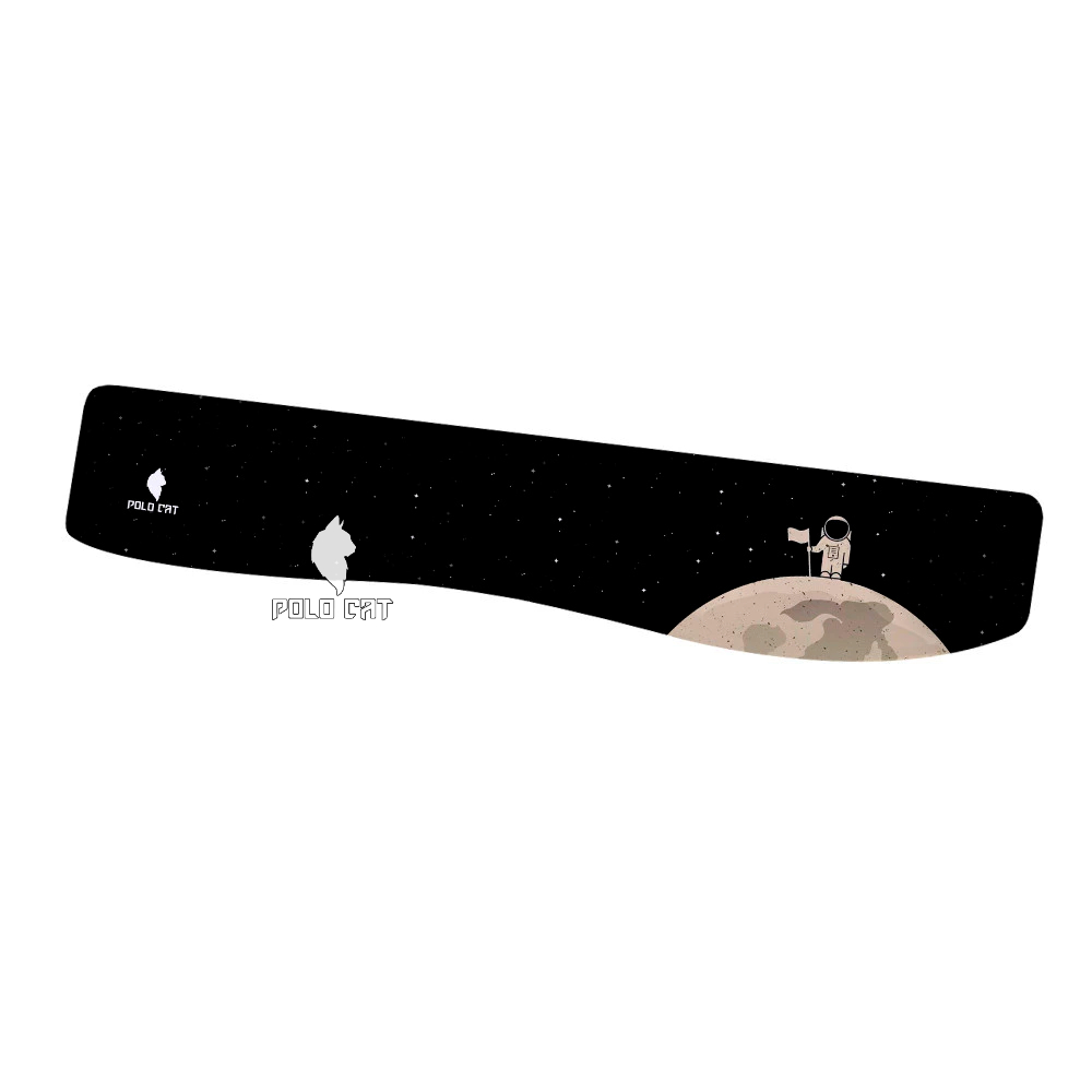 Apoio de Teclado Curvo Ergonomico Lua Astronauta Bandeira | Shopee Brasil