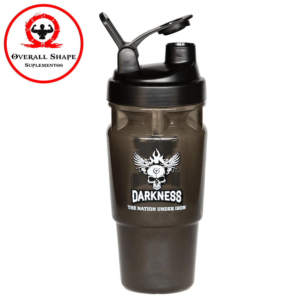 Coqueteleira Darkness 1 litro preta - Integralmedica