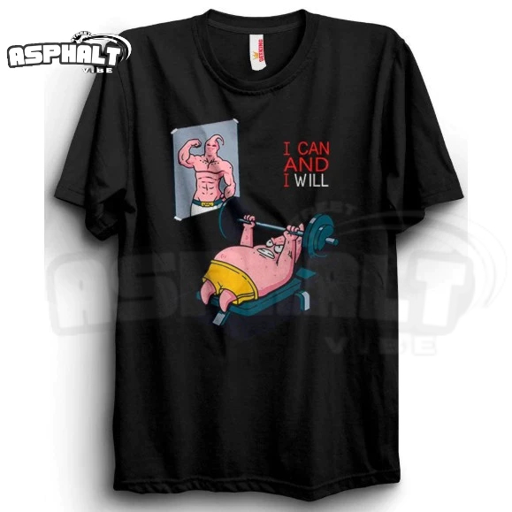 Camisa Patrick Majinboo Acedemia Fitness Maromba Streetwear Premium - Camiseta 100% Algodão Fio 30.1 - Envio Mais Rápido do Brasil! - Asphalt Vibe