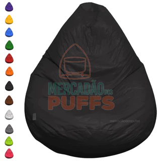 Puff Gigante Pera Com Enchimento Estilo Confy Decorativo Para Quarto Sala e Escritório