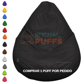 Puff Pera Com Enchimento Decoração Conforto Almofadão Eventos Gigante