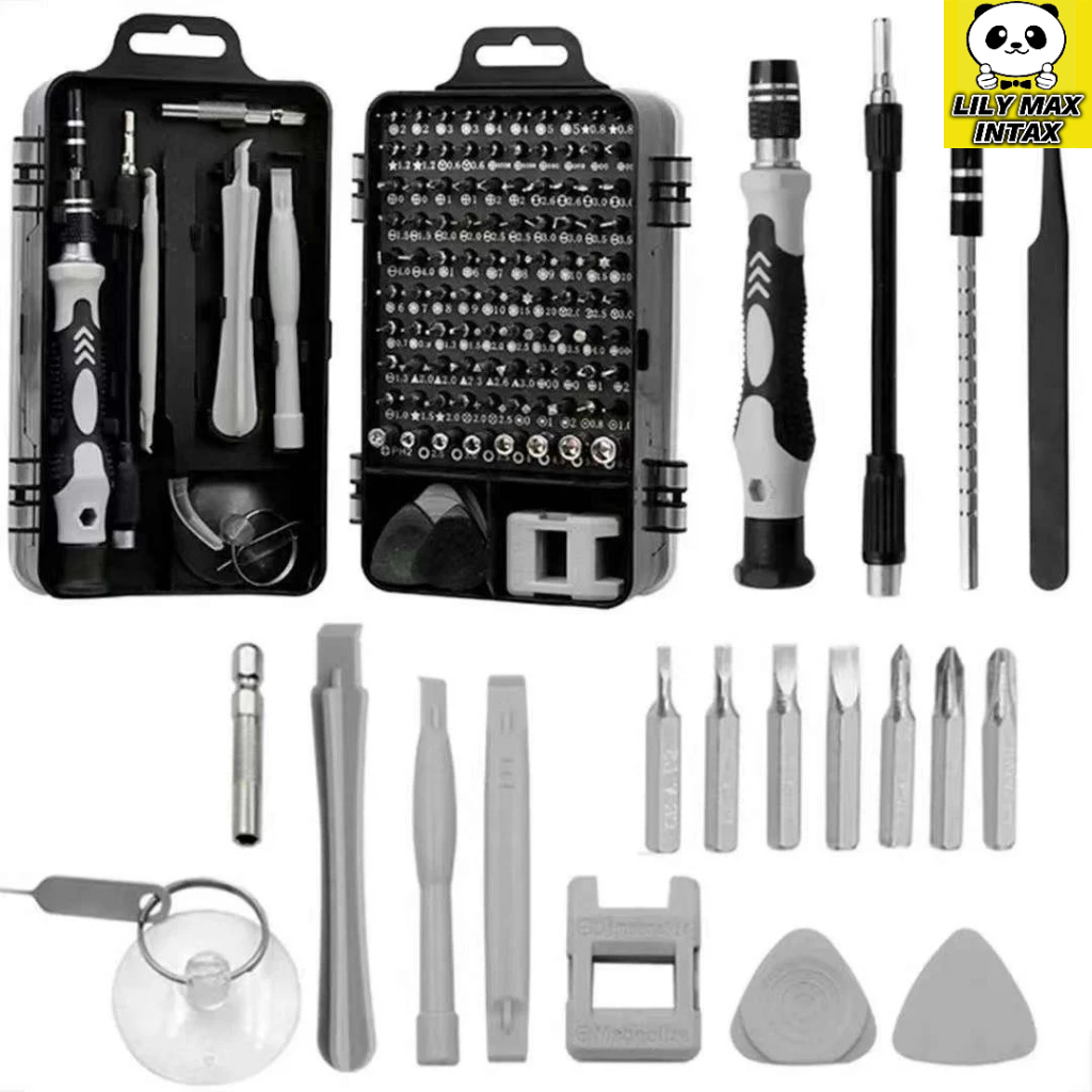 Kit Ferramentas 115 Peças Jogo Mini Chaves Precisão Multiuso Celular Notebook Tablet