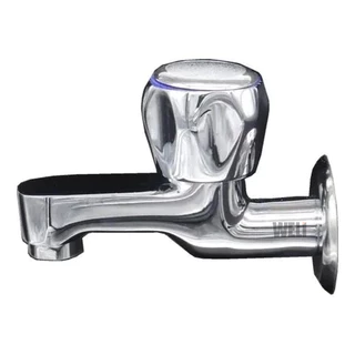 Torneira de Parede Tanque, Jardim Inox - Cano Curto 1/4 de Volta lavatorio Molon
