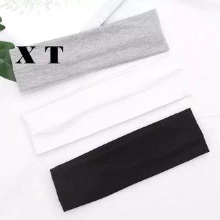 KIT 12 Faixas De Cabelo Ginastica Academia Esporte Branco E Preto