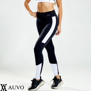 Comprar Calça Legging Fitness Faixa Lateral e Entreperna Branca