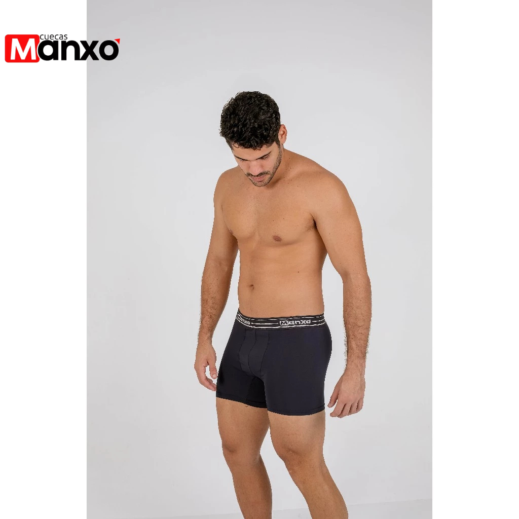 Kit 6 Cuecas Box POLIAMIDA Premium - Manxo