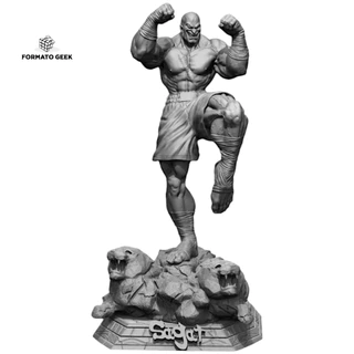 Estátua Sagat - Street Fighter - 25cm | Para Pintura