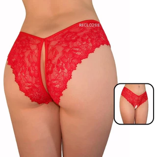 Calcinha sexy em renda aberta Unissex