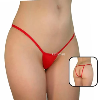 Micro calcinha feminina sexy sem tecido atrás tanga aberta