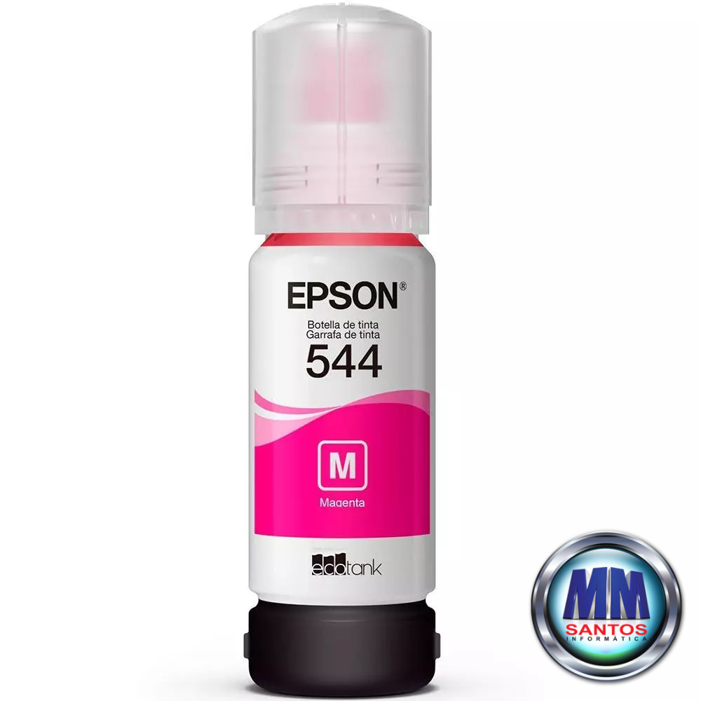 Refil Garrafa De Tinta Epson 544 Magenta 65ML - T544320 | Shopee Brasil