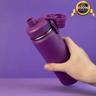 Garrafa de Água 780ml com Alça e Bico em Aço Inox