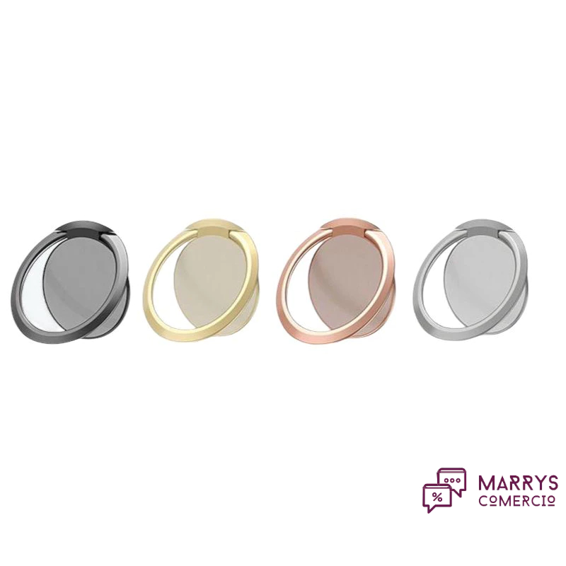 Suporte Universal Anel Com Espelho Metal Para Telefone Celular