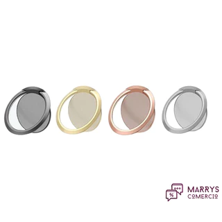 Suporte Universal Anel Com Espelho Metal Para Telefone Celular