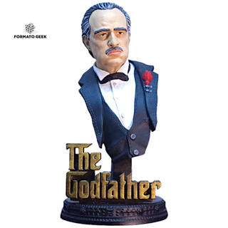 Estátua Busto Don Corleone - Poderoso Chefão