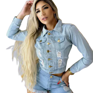 Jaqueta Jeans Feminina, jaqueta casual, jaqueta denim - Leveza e Despojamento em um Só Visual!