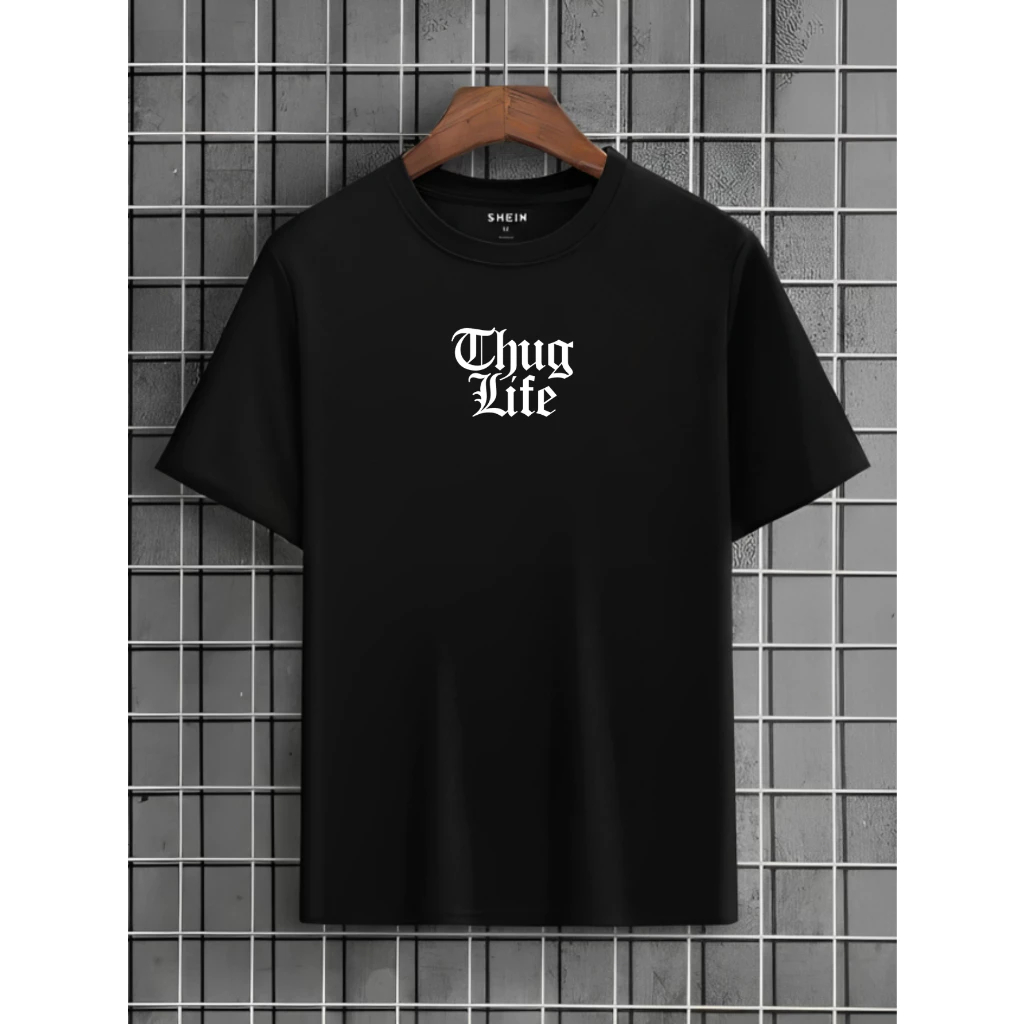 Camiseta Streetwear Thug Life Promoção