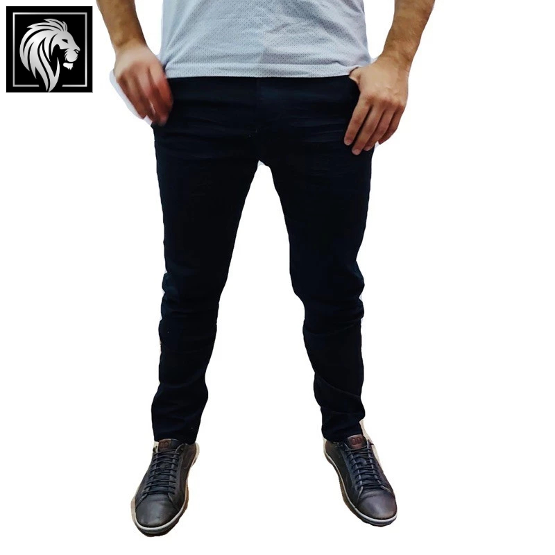 Calça Masculina Jeans Preta SLIM FIT Confortável COM ELASTANO PREMIUM - DESCUBRA O SOM DA ELEGÂNCIA