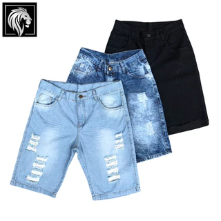 BERMUDA Jeans Masculina - Escollha uma das opções - Short Jeans Masculino